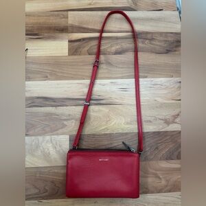 Matt & Nat Cherry Red Crossbody Bag